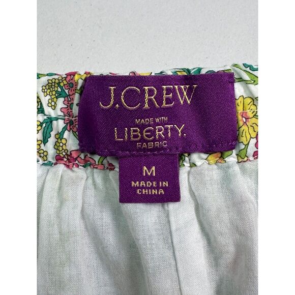 J. CREW LIBERTY OF LONDON Floral Tiered Mini Skirt, Sz M - Picture 7 of 10